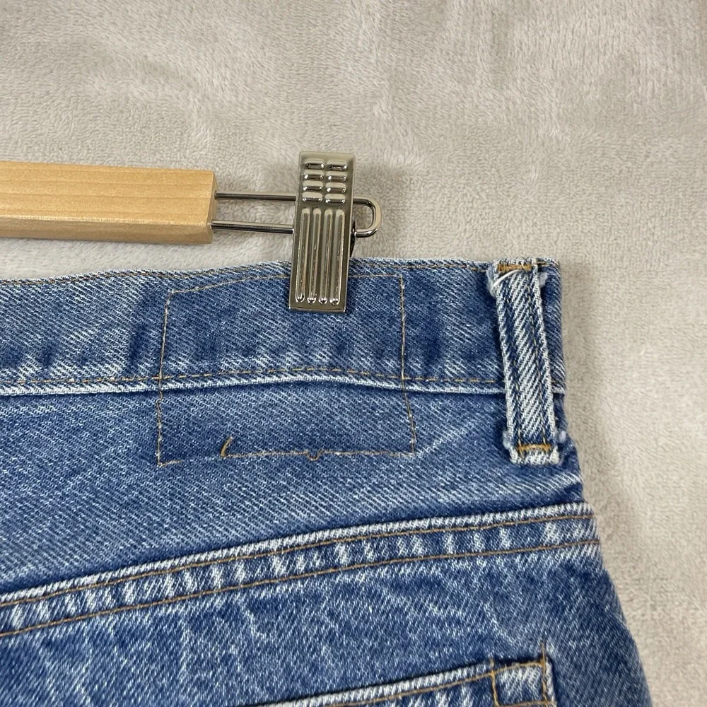 Vtg 70s Levis 517 Jeans Mens 36x32 (fit 36x28) Raw Hem Bootcut TALON Whiskers